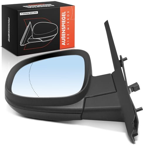 Frankberg Elektrisch Aussenspiegel Außenspiegel Links 5-polig &-Beheizbar &-Temperatursensor Kompatibel mit Citan Kasten/MPV W415 2012-2021 Replace# 4158110033