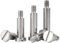 M2 M2.5 M3 M4 M5 M6 304 Stainless Steel Slotted One-word Slot Positioning Shoulder Step Screw Plug Limit Screw Bearing Bolt(15mm,(D4) M3 x5Pcs)