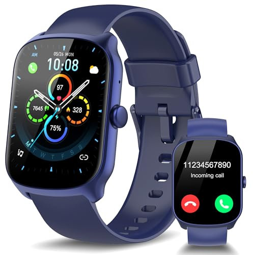 Smart Watch for Men Women Bluetooth Calls, 1.95 HD Curved Screen Smartwatch with Heart Rate/Sleep Monitor