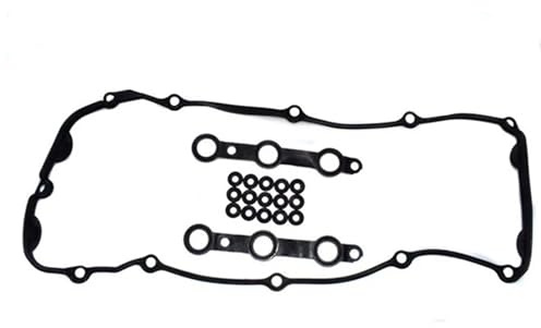 SELVFZ Couvercle de soupapes de culasse de voiture - Joint d'étanchéité - 11120030496 - Pour E36 E38 E39 E46 E53 E60 E83 730Li - Matériaux en métal et caoutchouc