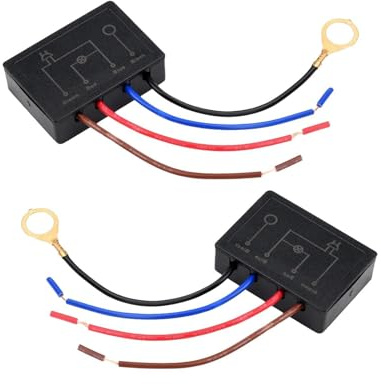 Touchdimmer-modul MTD-EH1503, LED-kompatibel, 20–100 watt för konventionella lampor, 3–25 watt för LED-lampor, för sensorlampor, elektriska brytare och dimmer mått