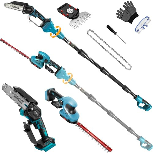Akku Hochentaster AST 6 Zoll Kettensäge Teleskop für Makita 18V
