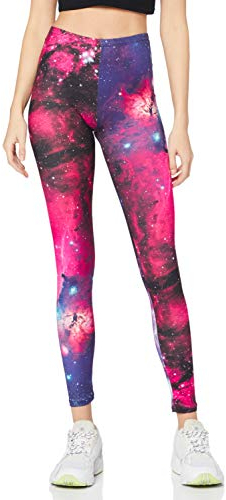 cosey - Bedruckte Bunte Leggins (Einheitsgröße) Verschiedene Leggings Designs, Galaxy, Einheitsgröße