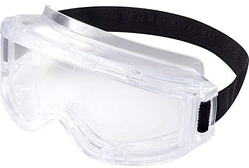 Toolcraft TO-5343216 Full Vision Glasses with Head Mount Clear DIN EN 166