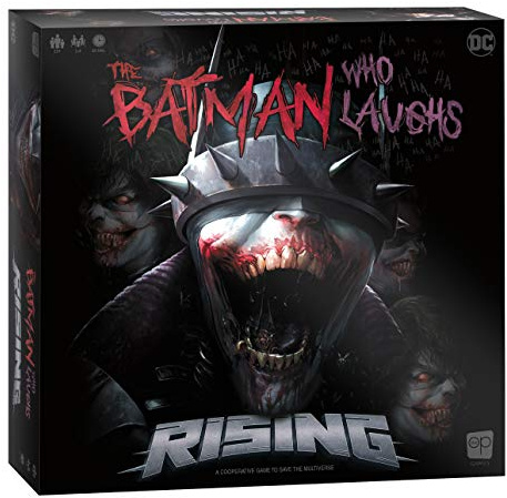 USA-OPOLY , The Batman Who Laughs Rising , Board Game , 1 to 4 Players , Ages 15+ , 60 Minute Playing Time