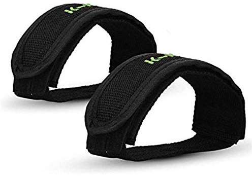 ZOOENIE 1 par Bike Pedal Strap hög kvalitet och förstorade band, cykel pedal rem pedal tå clips straps band för träning