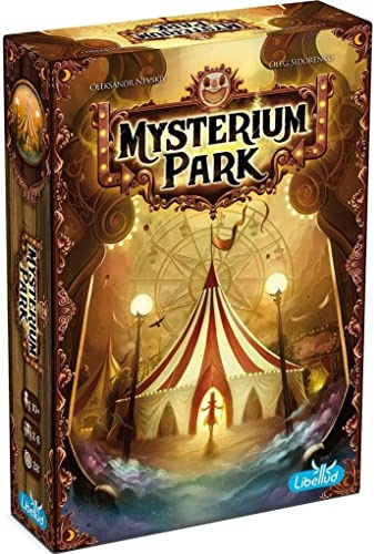 Asmodee - Libellud - Mysterium Park - kooperativt undersökningsspel för barn från 10 år - brädbrädspel - övernaturlig atmosfär - 2 till 6 spelare - 45 minuter - Svensk version