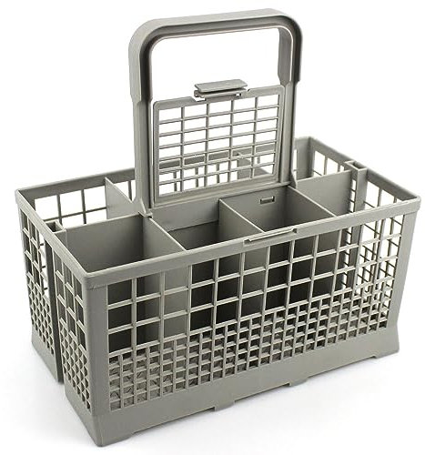 Premium Universel Panier À Couverts Pour Lave-vaisselle Adapté Pour AEG, Bosch, Bauknecht, Gorenje, Miele, Neff, Privileg, Siemens, Whirlpool, Zanussi | Dimensions : 24 x 14 x 24,5 cm | Accessoires