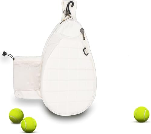 Ejoyous Bolsa de Tenis, Bolsa de Tenis Bolsa para Raqueta de Tenis Mochila de Tenis Ligera Bolsa de Hombro Acolchado de Espuma Paleta de Pickleball Separación Seca y Húmeda