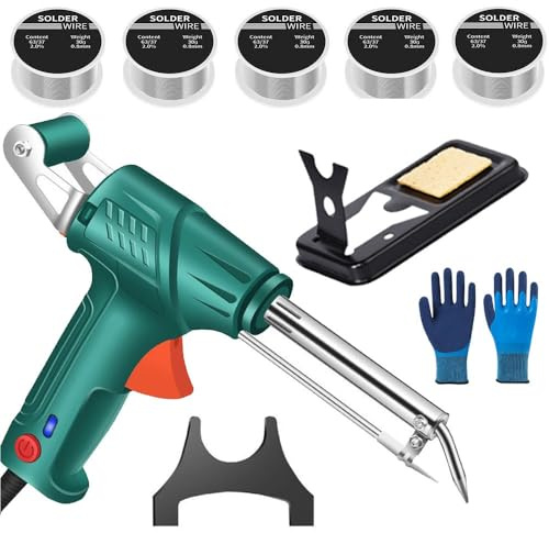Outils de Soudage Laser Industriels à Chauffage Interne, Soudage Laser, Fer à Souder Multifonction, Pistolet à Souder Manuel 60w, 3 En 1 Avec DéRouillage, DéCoupe Et Soudage(Noir)