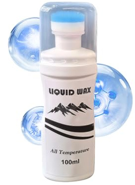 Cera de patinaje, pasta para todas las temperaturas, 100 ml, cera líquida de larga duración, para snowboard, deportes de invierno, parque de nieve, clima frío, aventura al aire libre, snowboarders
