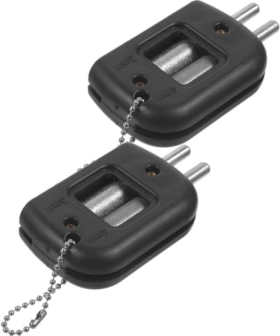 Garneck Afilador de Cuchillas para Patines de Hielo Negro 2 Piezas, Herramienta Portátil Compacta de Abs para Afilar Cuchillas de Hockey, Accesorio Práctico para Mantenimiento en Deportes