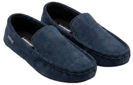 DUNLOP Mens Lewis' Moccasin Slippers.