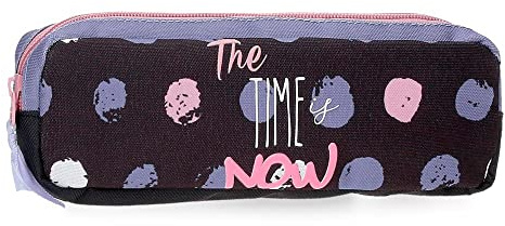Roll Road Roll Road The time is now Estuche Negro 22x7x3 cms Poliéster