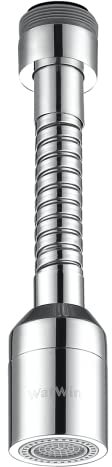 Prolunga rubinetto cucina, WatWin Select Hose Aerator M22/24 7L/min | Rompigetto rubinetto cucina | Aeratore per rubinetto cucina | Doccetta per lavandino cucina | Risparmio idrico | Doppia funzione