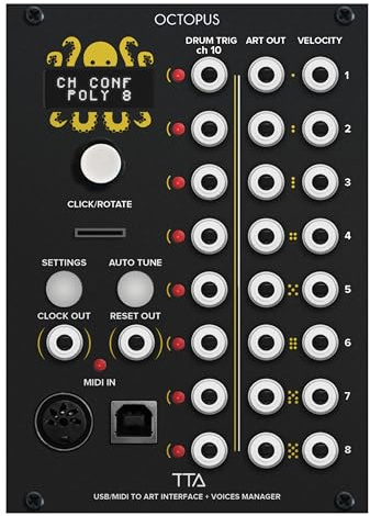 Tiptop Audio ART Octopus USB/Midi to ART Interface - Interface Modular Synthesizer