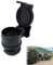 Anhänger Stecker, Anhänger Adapter 13 auf 7 polig, Adapter, Anhängerkupplung, Auto zu Hänger, Anhänger Stecker Adapterstück, 12V Wasserdicht, für LKW, Autos, Wohnwagen, Boote, Anhänger, Schwarz