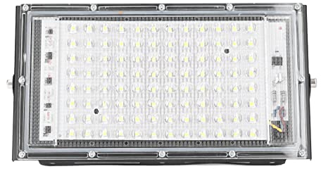 Haofy Luz de Inundación LED de 100 W, 10000 Lúmenes, ángulo de Haz Amplio de 120 ° con IP66 a Prueba de Agua para Seguridad Exterior, Iluminación de Garaje, Iluminación de Patio