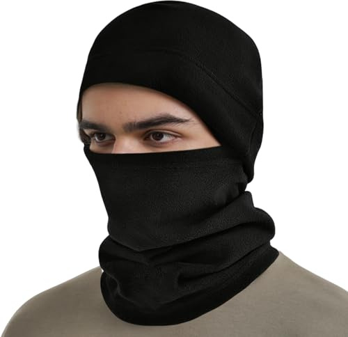 Xujuika Copertura per Il Viso Invernale | Cappelli Invernali in Pile, Sciarpa con Cappuccio per Donne e Uomini, per Campeggio, Ciclismo, Snowboard, Escursionismo, Sport sulla Neve, Arrampicata, Pesca