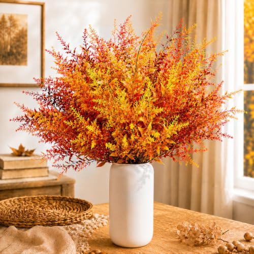 10 Bouquet Decoration Automne Fleur Artificielles Deco Interieur Exterieur