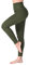 SINOPHANT Leggings Damen High Waist - Blickdicht Leggins mit Bauchkontrolle für Sport Yoga Gym(1 Armee grün,L-XL)