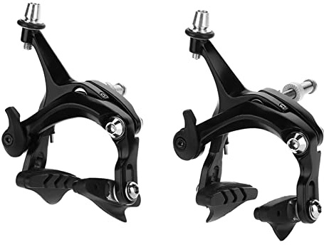 Road Brake Caliper, 1 Pair Aluminum Brakes V Shape Brake Caliper Mechanical Dual-Pivot Brake Set Cycling Repair Parts Accessory