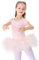 Kinder Ballettkleidung Tütü Ballettkleid Mädchen Baumwolle Balletttrikot Kurzarm Ballettanzug Tanzbody mit Rock Rosa 110