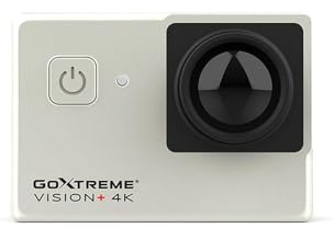 GoXtreme Vision+ 4K Ultra HD Action Cam, 4K@30fps, 5cm (2,0 Zoll) Touchscreen, 170° Weitwinkel, wasserfest bis 30m, 12MP Sensor, Silber