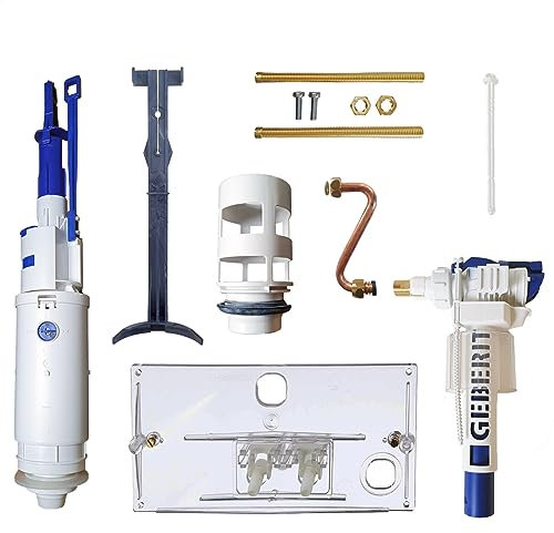 Ersatzteilset zur Reparatur und Umrüstung von Geberit Spülkästen Bj 1978-1988 auf 2-Mengen-Spülung