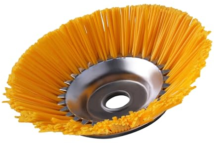 ONLISUM Brosse anti-mauvaises herbes pour débroussailleuse - Brosse en nylon - Pour tondeuse à gazon et débroussailleuse (200 x 25 mm)