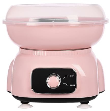 Máquina de algodón de azúcar eléctrica, linda máquina de algodón de azúcar para adultos y niños, calentamiento rápido en 3 segundos, mini máquina de malvavisco para el hogar