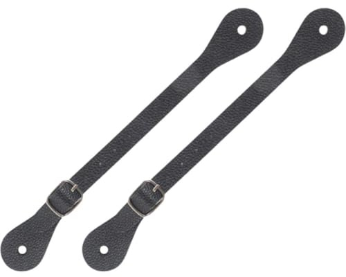 Zghhc 1 Par De Correas De Espuela, Cinturón De Espuela con Hebilla Durable Western Men Woman Cowboy Cowgirl Correas De Bota Ajustables para Ecuestres para Control De Equitación