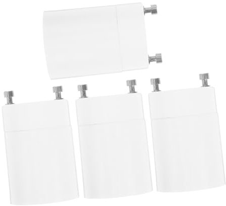 Mikikit 4stücke Lampensockel Adapter Universeller Lichtadapter Für Und Energiesparlampen Einfache Von Fassung Und Zuverlässig