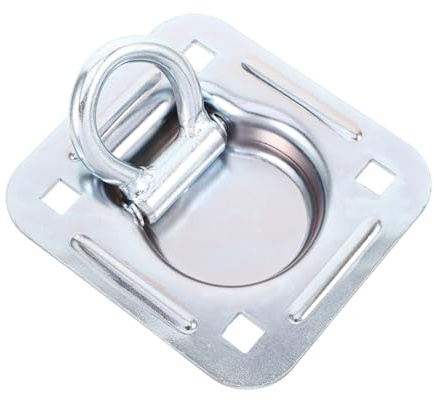 SOLUSTRE Ganci Per Rimorchi Per Ancoraggio Ancoraggi Per Ancoraggio Merci Montaggio Filo Pavimento Montaggio in Superficie Per Carico Su Camion Rimorchi Camper e Barche