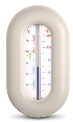 Suavinex, Baby Badethermometer, quecksilberfrei, ohne Batterien, präzise, widerstandsfähig, schnell und mit Farbskala, Grad ºC und ºF, schwimmt im Wasser, +0M, Wild&Free