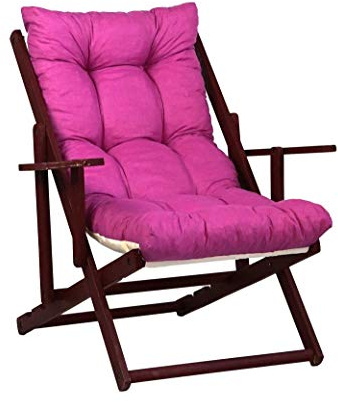 TECNOCUCI Coussin rembourré pour Fauteuil Relax (115 x 55 x 12 cm) – 100% fabriqué en Italie – Pièce de Rechange idéale pour intérieur et extérieur (Jardin, Cour, terrasse).