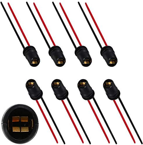 Greluma 8 St T10 W5W 194 LED-Lampor Uttag Förkopplad Kabelnät Kontaktadapter för Bil Lastbil Motorcykel