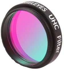 Aurorad Astronomischer Teleskop -Breitbandfilter UHC Städtische Lichtverschmutzung Lichtverschmutzung Reduktion Filter 1,25 Zoll/31,7 mm