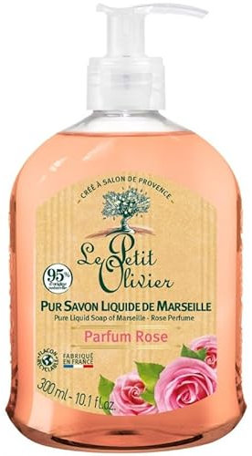 LE PETIT OLIVIER - Le Petit Olivier Pur Savon Liquide Rose 300Ml - Lot De 3 - Vendu Par Lot