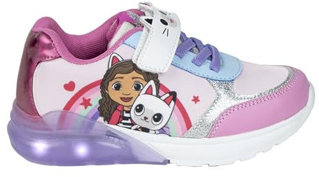 Garçon Fille Chaussures pour Enfants Gabby's Dollhouse Sneaker, Pink, 27 EU