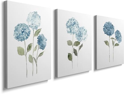 3 Panels Aesthetic Room Decor Canvas Flowers Hall Pictures for Walls Art Prints Floral Paintings Artwork 30x40cm YH1605