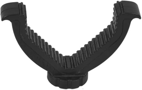Black V Yoke Holder Shooting Rest, Shooting Tripod Rifle Rest, Portable V Yoke Rest, Mount Tripod for Rifle, Durability Shooting V Yoke Head for Outdoors Activities Parts Accessories