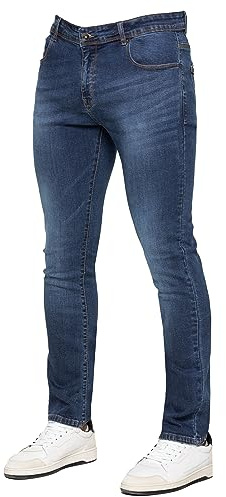 989Zé ENZO Slim Fit Pant Stretch Jeans Pantalones Vaqueros para Hombre