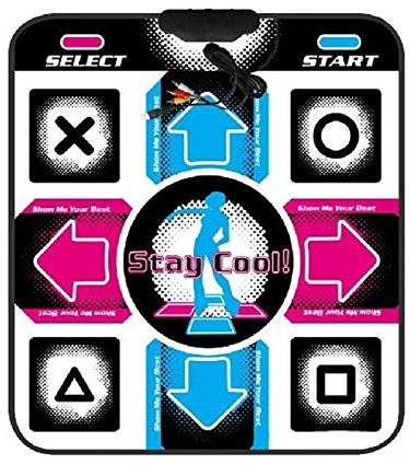 Evenlyao USB-Tanzmatte Dance Pad,rutschfeste Tanzschritt Dance Mat Retro Spiele Matte Für Kinder Gymnastik Und Fitness