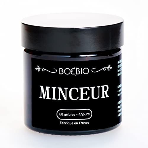 Minceur Bio - Gamme Spa - Diurétique Perte de Poids Brûle Graisse Digestion - Nopal, Guarana, Artichaut et Maté - Fabriqué en France - Agriculture Biologique Par Ecocert - 60 gélules
