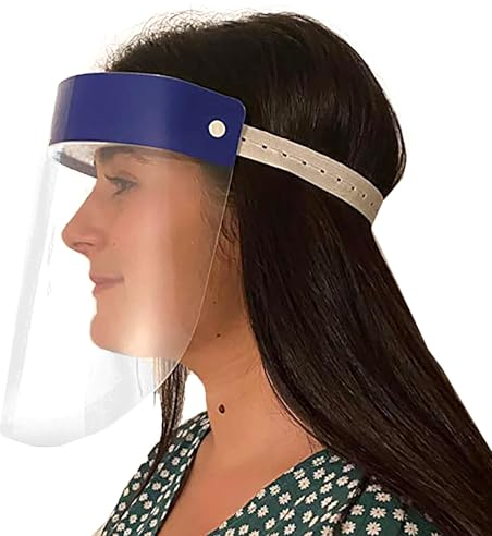PROTEC&CO Visière Ecran Facial de Protection Pour Visage Transparente Adultes et Enfants