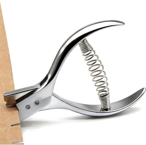 Uadme Stainless Steel Pattern Notcher, Sewing Hole Punch