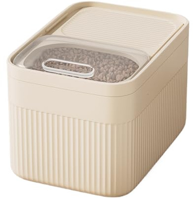 Contenant de Stockage pour Nourriture de Chien - Bac hermétique 10L pour aliments secs, conservation longue durée | Récipient de croquettes avec tasse doseuse, boîte anti-humidité pour animaux, rangem