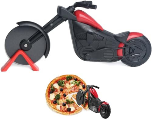 OFKPO Acciaio Inox Coltello Motociclo Pizza Cutter Knives Pizza Chopper