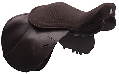 ACAVALLO Gel Seat Saver Jump Dri-Lex 10mm Gel Thickness, Color Brown, Size Large (AC501-07-LG)